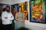 TINA AHUJA INAUGURATING AN ART EXHIBITION CONTRARIO OF ARTISTS on 11th Dec 2015